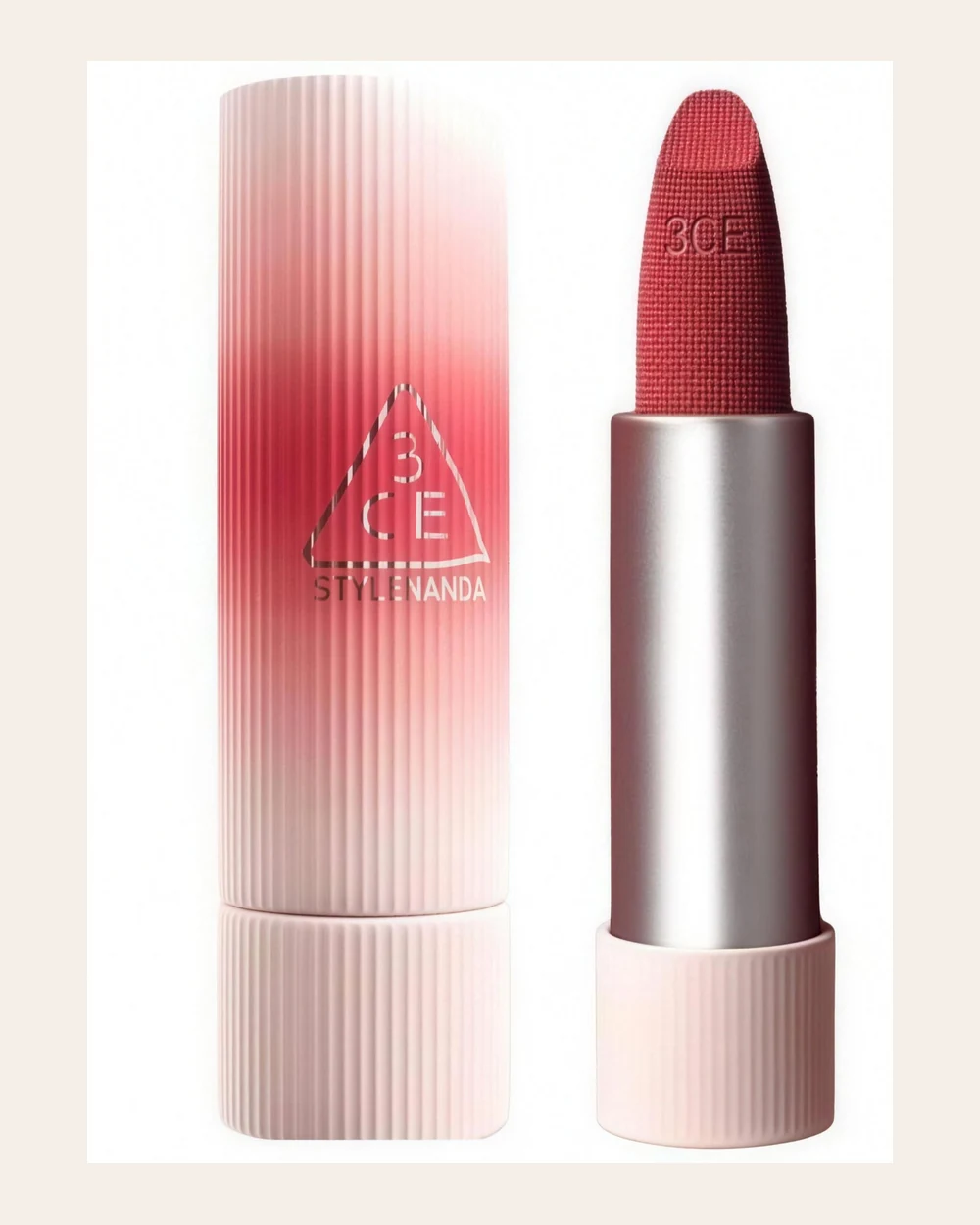 3CE Cashmere Hug Lipstick — 07 KNIT