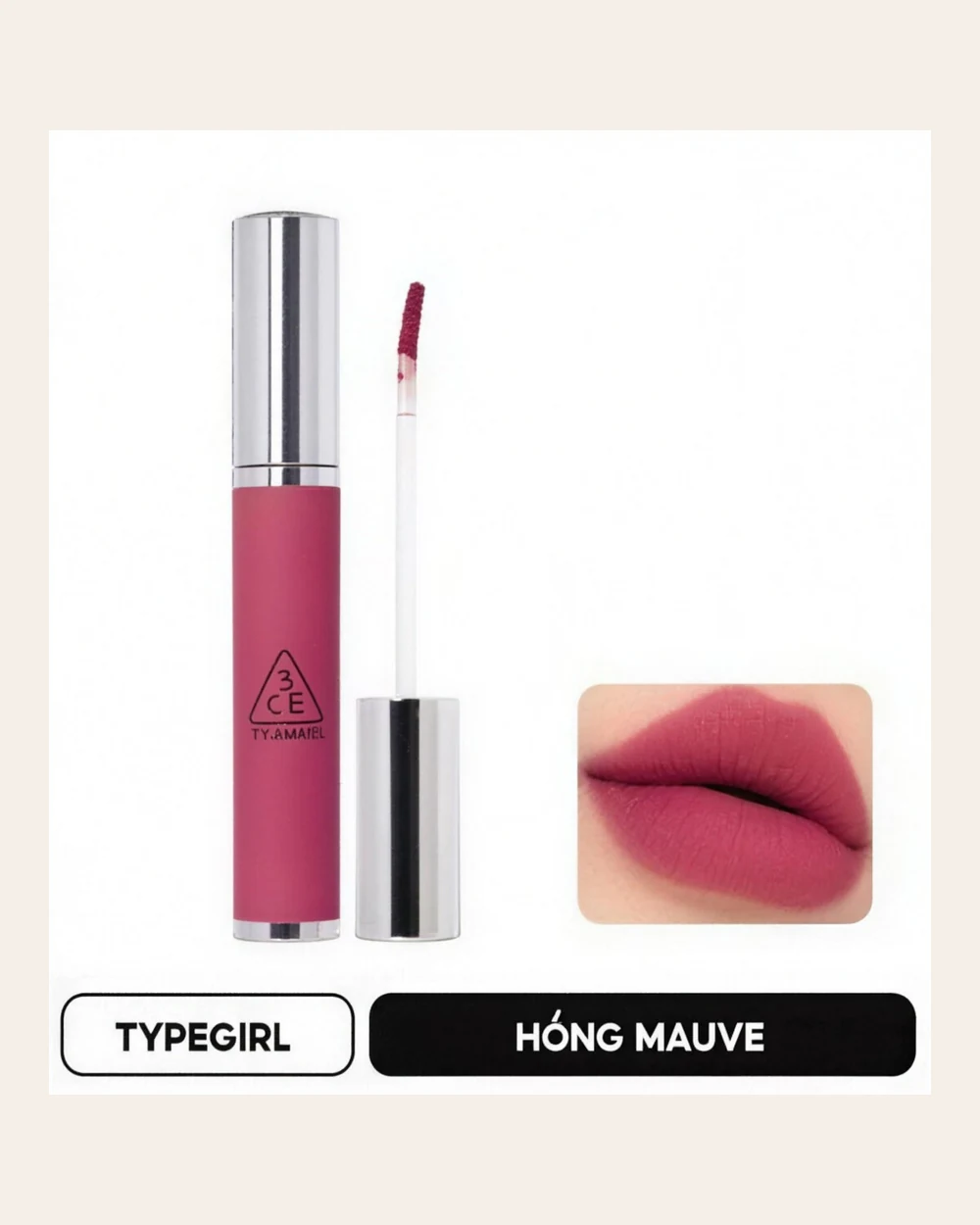 3CE Hazy Lip Clay — TYPEGIRL