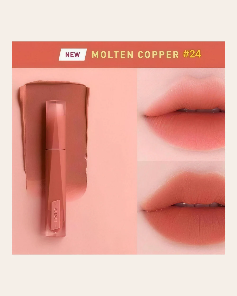 3CE Velvet Lip Tint Plush — 22